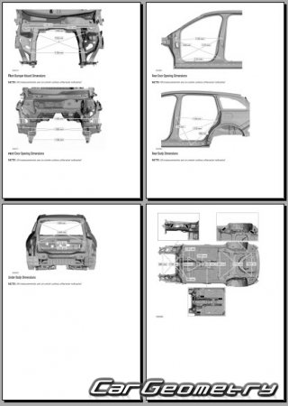 Lincoln Nautilus 2023-2028 Body dimensions