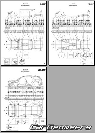 Lincoln Nautilus 2023-2028 Body dimensions