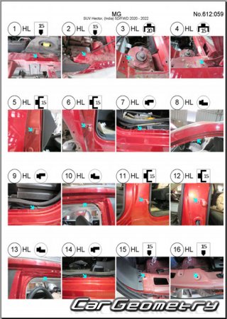   MG Hector 2020-2023 Body Repair Manual