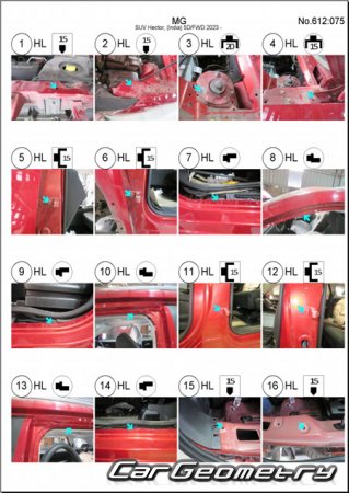 MG Hector 20232026 Body Repair Manual