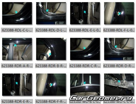 BYD F3 2005-2014 Body dimensions