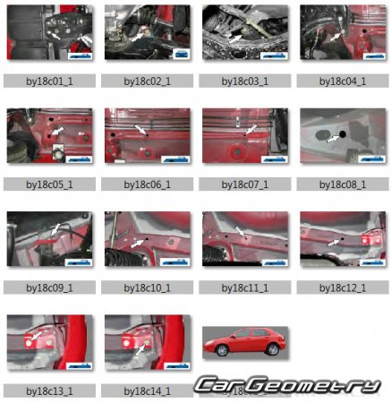 BYD G3 G3R 2009-2014 Body dimensions