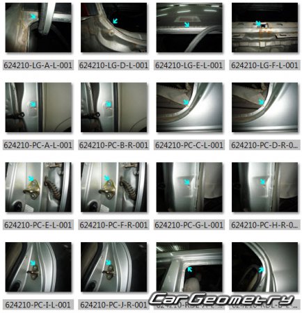 BYD G3 G3R 2009-2014 Body dimensions