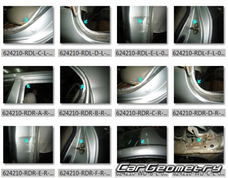 BYD G3 G3R 2009-2014 Body dimensions