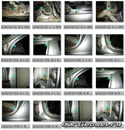 BYD G3 G3R 2009-2014 Body dimensions