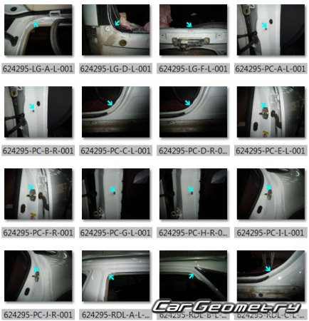 BYD S7 2014-2018 Body dimensions