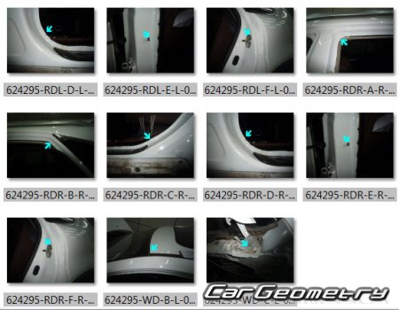 BYD S7 2014-2018 Body dimensions