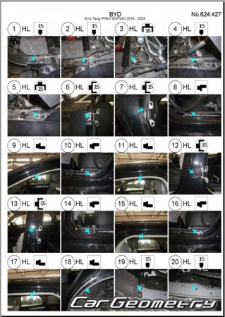 BYD Tang EV 20222024 Body dimensions
