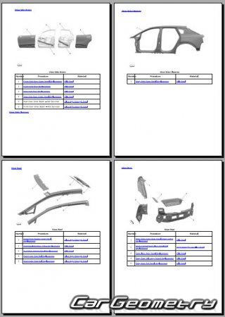   Cadillac Optiq 2024-2030 Body Repair Manuals