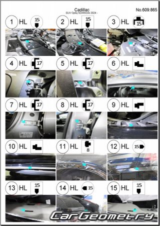   Cadillac Optiq 2024-2030 Body Repair Manuals