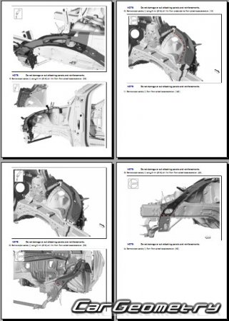   Cadillac XT4 2019-2026 Body Repairs manual