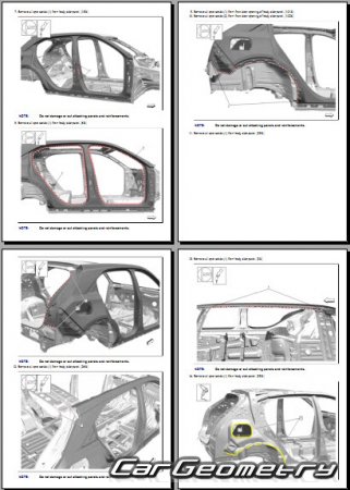   Cadillac XT4 2019-2026 Body Repairs manual