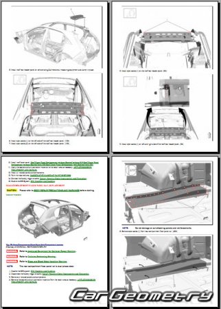   Cadillac XT4 2019-2026 Body Repairs manual