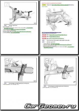   Cadillac XT4 2019-2026 Body Repairs manual