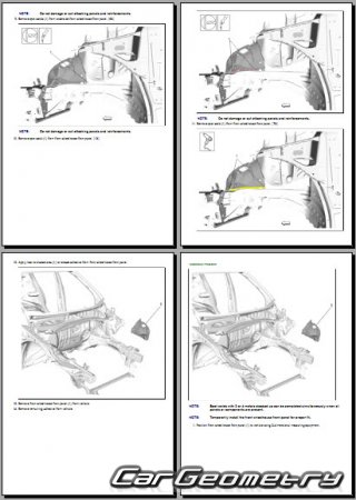   Cadillac XT4 2019-2026 Body Repairs manual