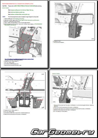   Cadillac XT4 2019-2026 Body Repairs manual
