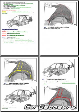   Cadillac XT4 2019-2026 Body Repairs manual