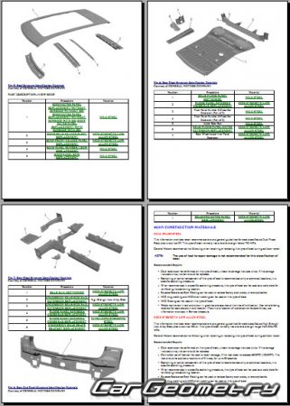   Cadillac XT4 2019-2026 Body Repairs manual