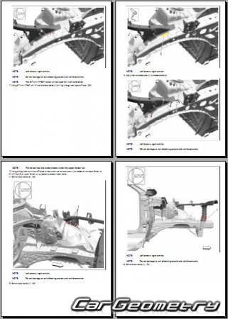   Cadillac XT4 2019-2026 Body Repairs manual
