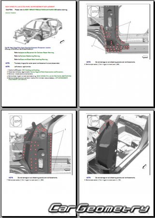   Cadillac XT4 2019-2026 Body Repairs manual