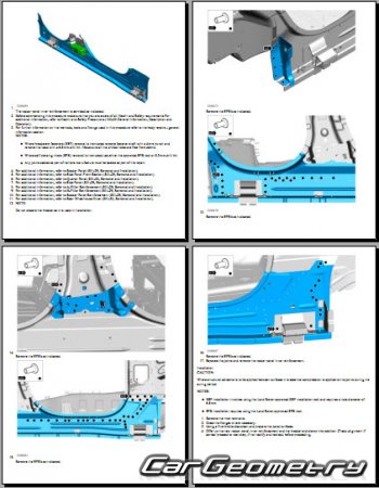 Range Rover Sport (L494) 2014-2020 Body Repair Manual