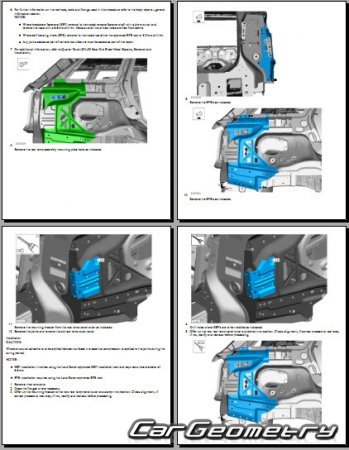 Range Rover Sport (L494) 2014-2020 Body Repair Manual