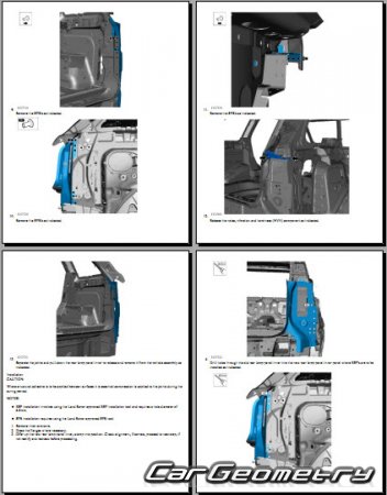 Range Rover Sport (L494) 2014-2020 Body Repair Manual