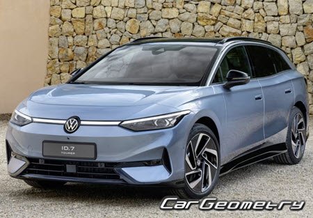 Кузовные размеры Volkswagen ID.7 Tourer 2024-2027, Размеры кузова Фольксваген ID. 7 2024-2027 Кузовные размеры Volkswagen ID.7 Tourer 2024-2027, Размеры кузова Фольксваген ID. 7 2024-2027