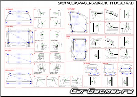   Volkswagen Amarok 2023-2031 Body Repair Manual