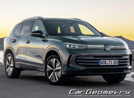 Кузовные размеры Volkswagen Tiguan 2024-2030, Размеры кузова Фольксваген Тигуан Кузовные размеры Volkswagen Tiguan 2024-2030, Размеры кузова Фольксваген Тигуан