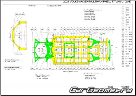   Volkswagen Multivan 20222031 Body Repair Manual