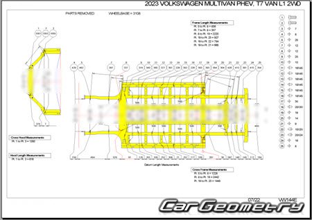   Volkswagen Multivan 20222031 Body Repair Manual