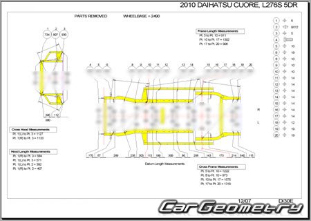 Daihatsu Cuore & Charade (L276) 2007-2013 Body Repair Manual