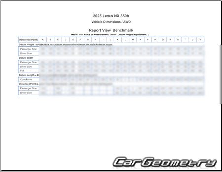 Lexus NX250, NX350, NX350h 2021-2027 Collision Repair Manual