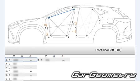 Lexus NX250, NX350, NX350h 2021-2027 Collision Repair Manual