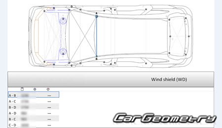 Размеры кузова Acura MDX 2021-2027 Body Repair Manual Размеры кузова Acura MDX 2021-2027 Body Repair Manual
