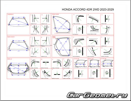   Honda Accord (CY1) 2023-2029 Body Repair Manual