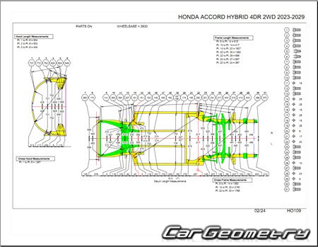   Honda Accord Hybrid (CY2) 2023-2029 Body Repair Manual