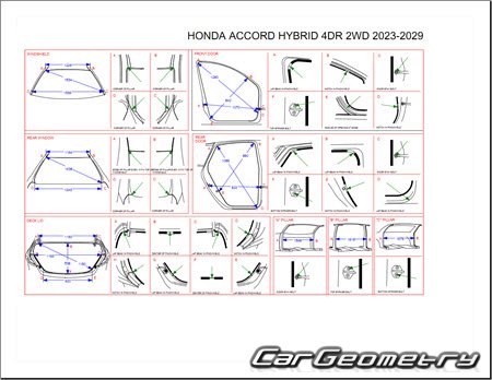   Honda Accord Hybrid (CY2) 2023-2029 Body Repair Manual