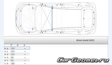 Кузовные размеры Subaru Impreza (GU) 2023-2028 BodyShop Manual Кузовные размеры Subaru Impreza (GU) 2023-2028 BodyShop Manual