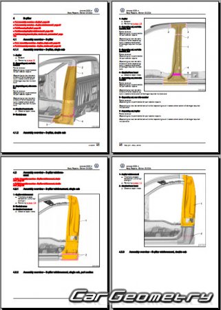   Volkswagen Amarok 2023-2031 Body Repair Manual