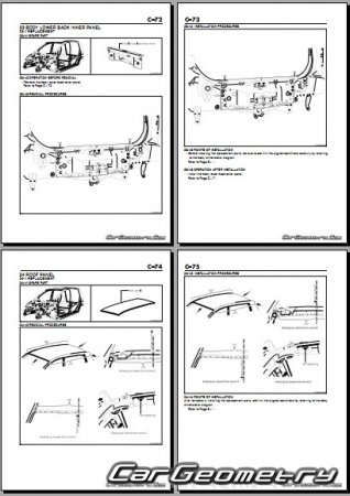Daihatsu Cuore & Charade (L251) 2003-2007 Collision Repair Manual