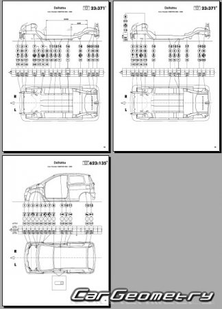 Daihatsu Cuore & Charade (L251) 2003-2007 Collision Repair Manual