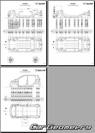 Daihatsu Cuore & Charade (L251) 2003-2007 Collision Repair Manual
