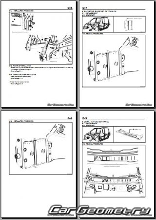 Daihatsu Cuore & Charade (L251) 2003-2007 Collision Repair Manual