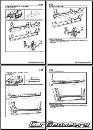 Daihatsu Cuore & Charade (L251) 2003-2007 Collision Repair Manual