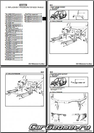 Daihatsu Cuore & Charade (L251) 2003-2007 Collision Repair Manual