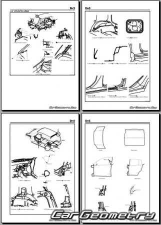 Daihatsu Cuore & Charade (L251) 2003-2007 Collision Repair Manual