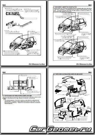 Daihatsu Cuore & Charade (L251) 2003-2007 Collision Repair Manual