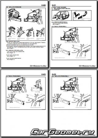 Daihatsu Cuore & Charade (L251) 2003-2007 Collision Repair Manual